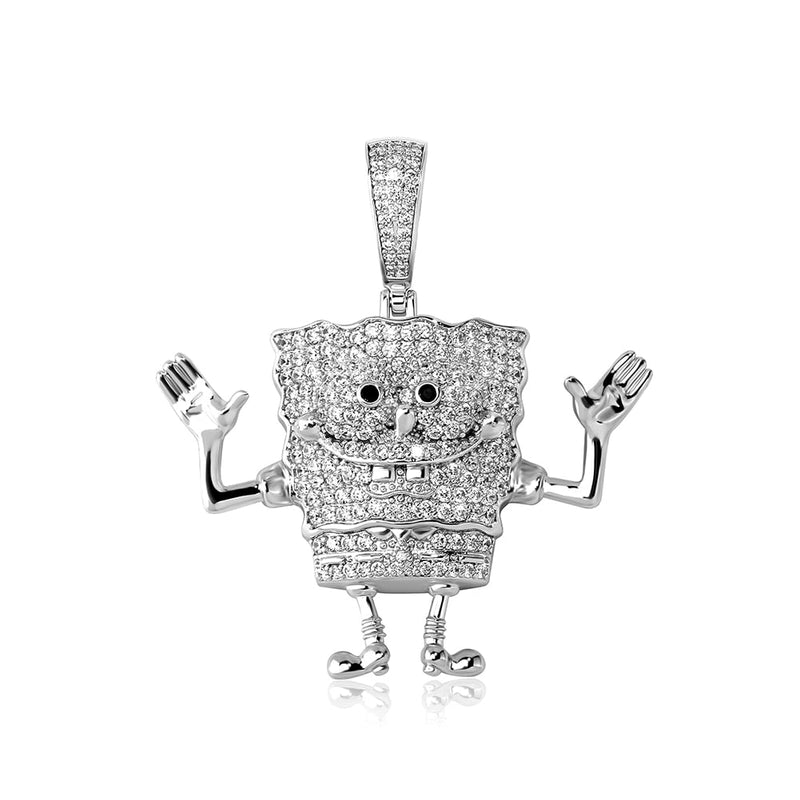 Sponge Cartoon Pendant 14K - ICECI