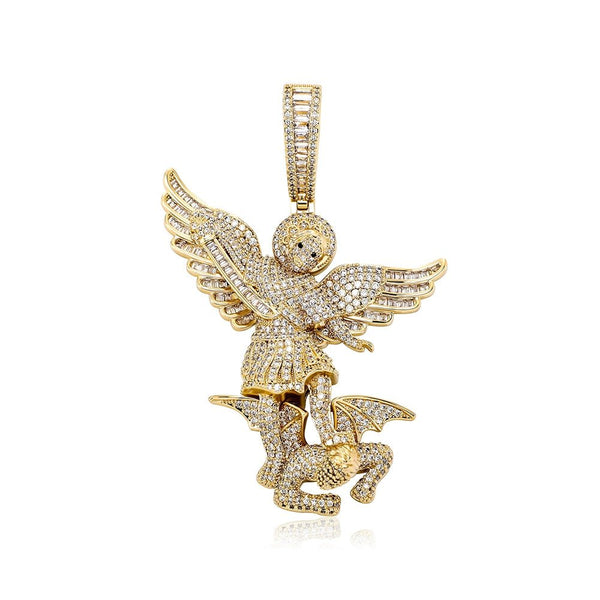 St. Michael The Archangel Pendant 14K - ICECI