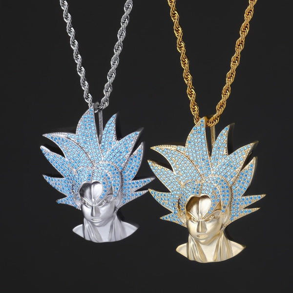 Super Saiyan Monkey King Pendant 14K - ICECI