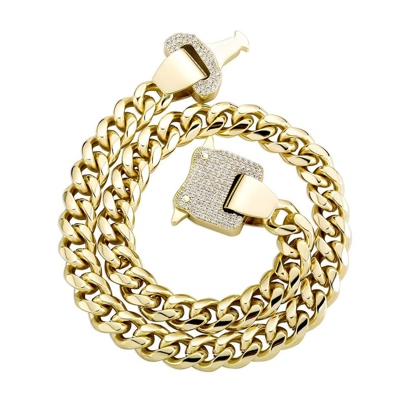 TACTICAL CUBAN CHAIN 14K - ICECI