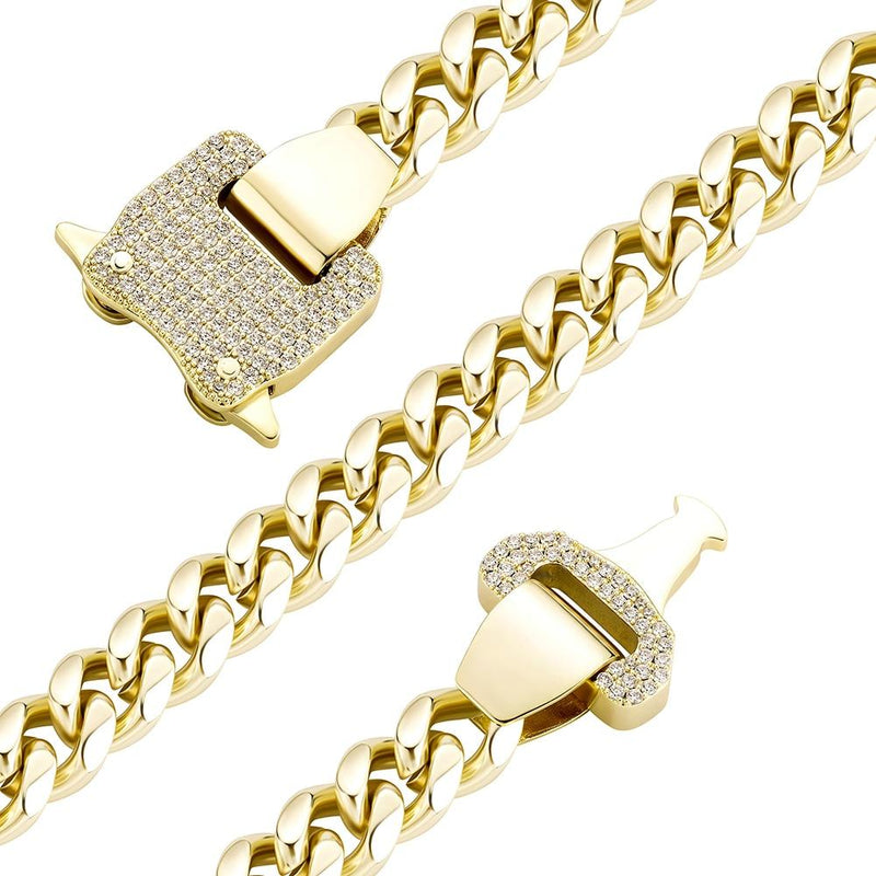 TACTICAL CUBAN CHAIN 14K - ICECI