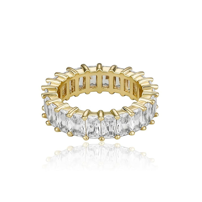 THORN BAGUETTE RING 14K - ICECI