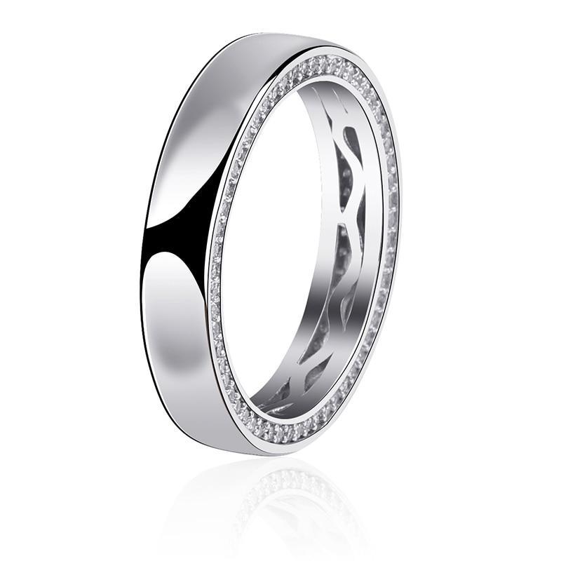 WHITE ICE RING 14K X STERLING SILVER - ICECI