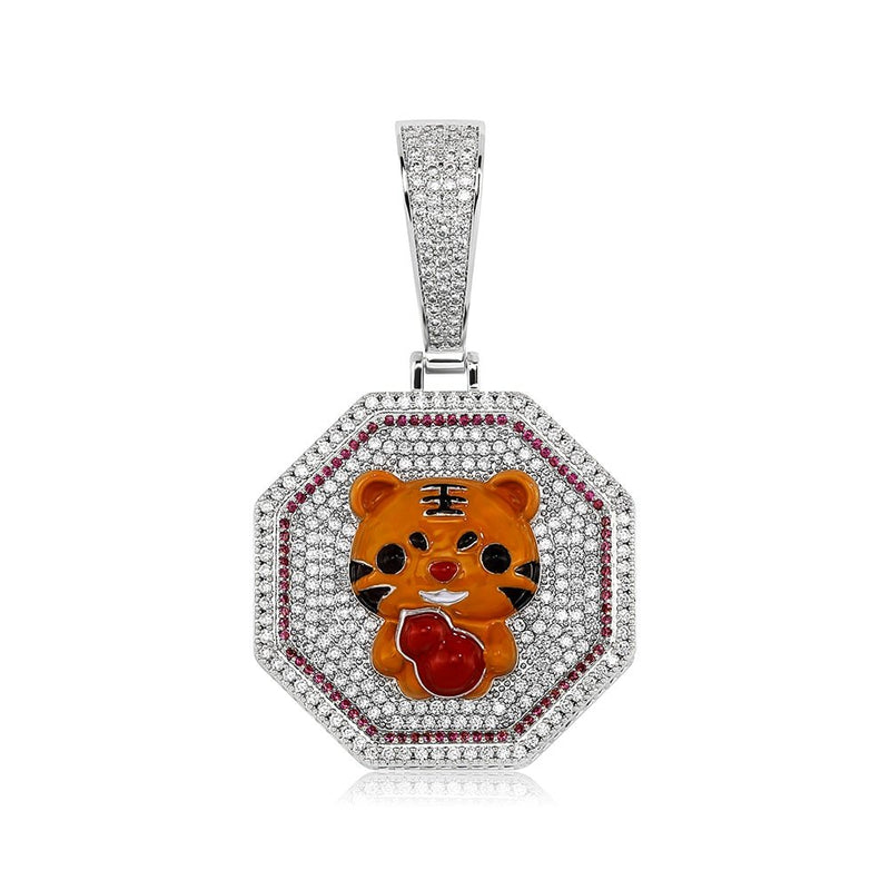 Year Of The Tiger Pendant 14K - ICECI