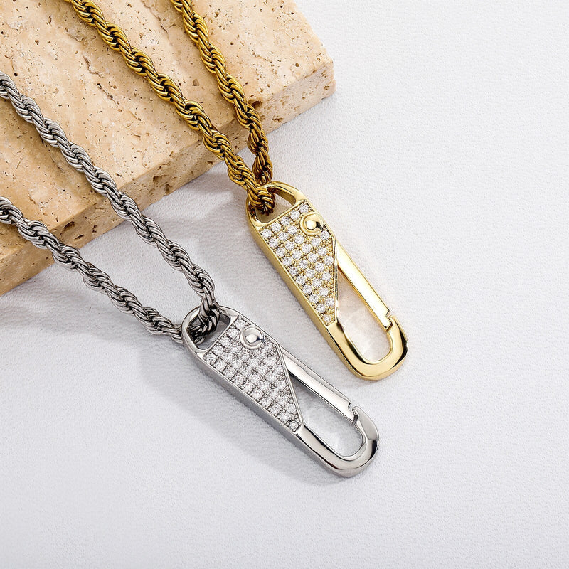 Zipper Pendant 14K - ICECI