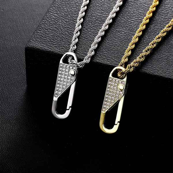 Zipper Pendant 14K - ICECI