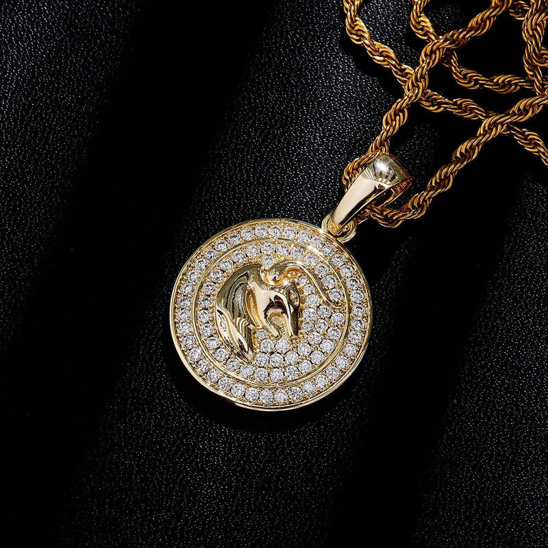 ZODIAC PENDANT 14K - ICECI