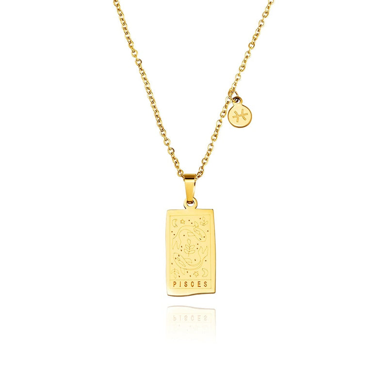 Zodiac Tarot Pendant 14K - ICECI