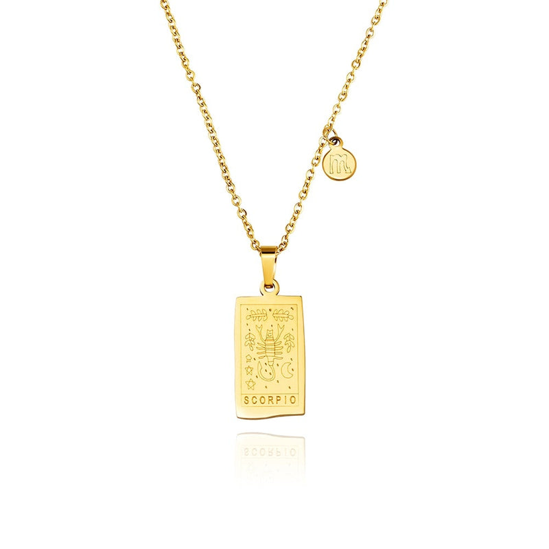 Zodiac Tarot Pendant 14K - ICECI