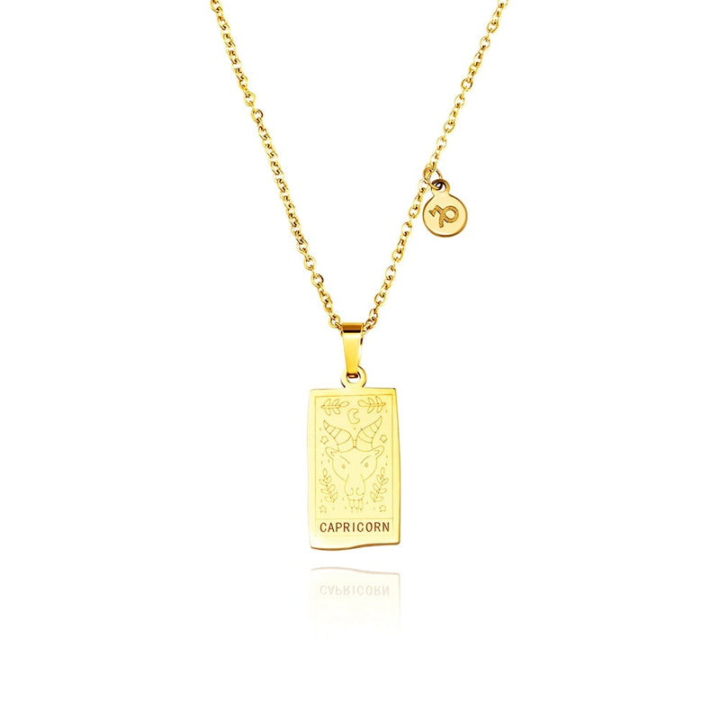 Zodiac Tarot Pendant 14K - ICECI